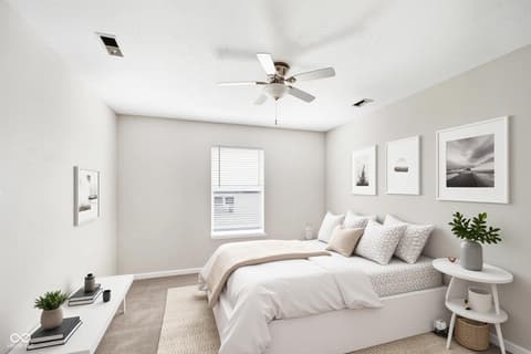 Bedroom at 10917 Sweetsen Road, Camby, IN