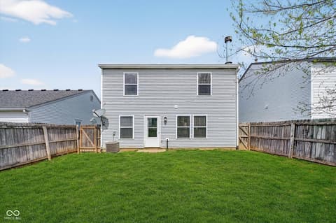 Backyard at 10917 Sweetsen Road, Camby, IN