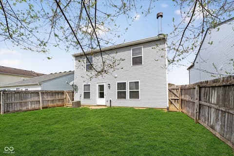 Backyard at 10917 Sweetsen Road, Camby, IN