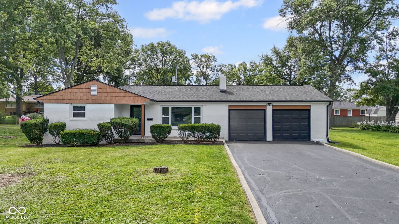 Front exterior at 6921 Clemdale Avenue, Lawrence, IN