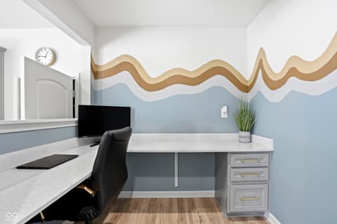 Home office at 5631 Flagler Lane, Brownsburg, IN