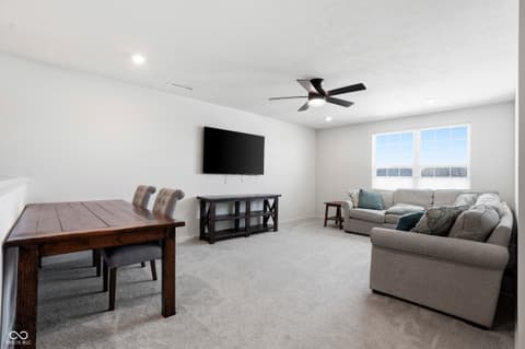 Living room at 5631 Flagler Lane, Brownsburg, IN
