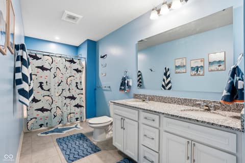 Bathroom at 5631 Flagler Lane, Brownsburg, IN