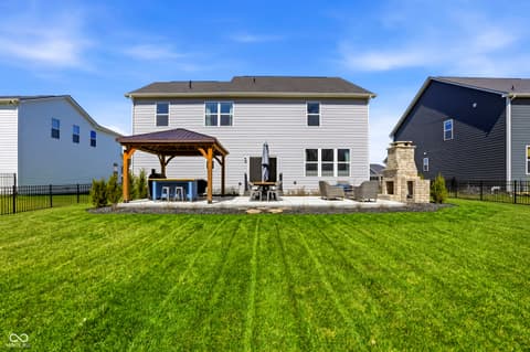 Backyard at 5631 Flagler Lane, Brownsburg, IN