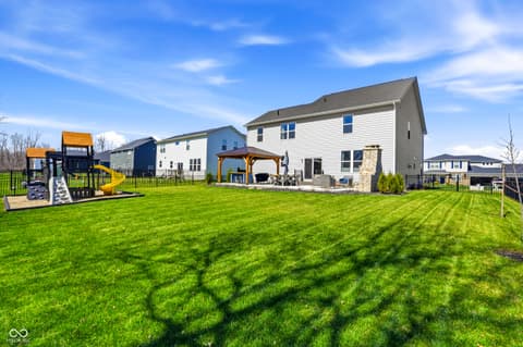 Backyard at 5631 Flagler Lane, Brownsburg, IN