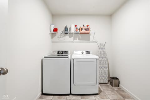 Laundry room at 5631 Flagler Lane, Brownsburg, IN