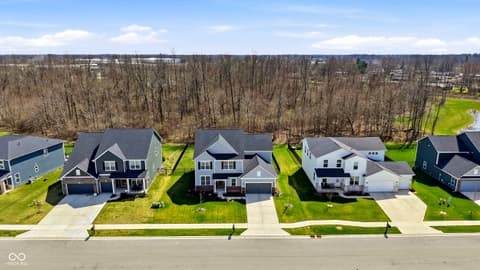 Aerial view at 5631 Flagler Lane, Brownsburg, IN