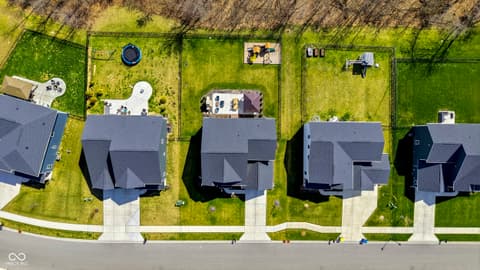 Aerial view at 5631 Flagler Lane, Brownsburg, IN