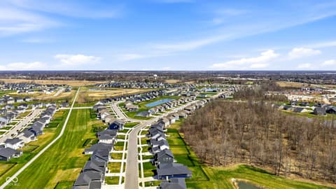 Aerial view at 5631 Flagler Lane, Brownsburg, IN