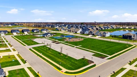 Aerial view at 5631 Flagler Lane, Brownsburg, IN