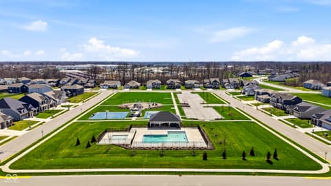 Aerial view at 5631 Flagler Lane, Brownsburg, IN