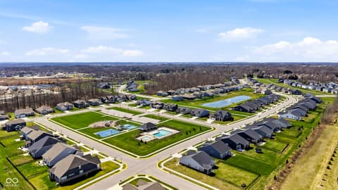 Aerial view at 5631 Flagler Lane, Brownsburg, IN