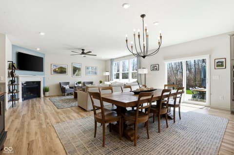 Dining room at 5631 Flagler Lane, Brownsburg, IN