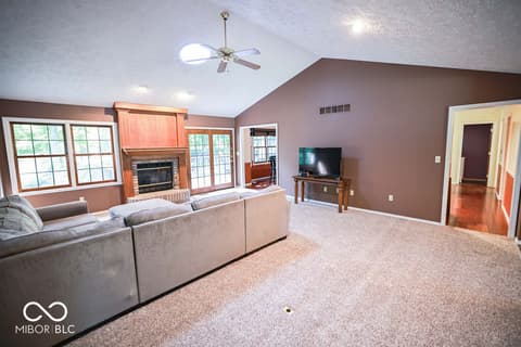 Living room at 5109 N Weathers Court, Bloomington, IN