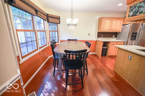 Dining room at 5109 N Weathers Court, Bloomington, IN