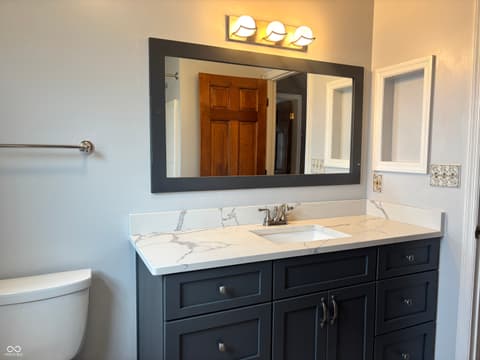 Bathroom at 5109 N Weathers Court, Bloomington, IN