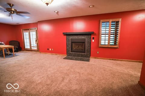 Family room at 5109 N Weathers Court, Bloomington, IN
