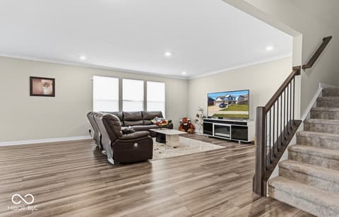 Living room at 1986 McCormick Drive, Greenwood, IN