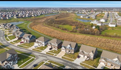 Aerial view at 1986 McCormick Drive, Greenwood, IN