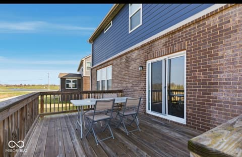 Outdoor living area at 1986 McCormick Drive, Greenwood, IN