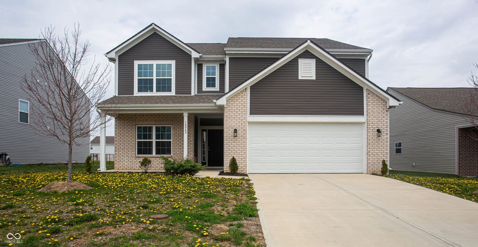 Front exterior at 10048 Falls Canyon Lane, Indianapolis, IN