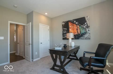 Home office at 10048 Falls Canyon Lane, Indianapolis, IN