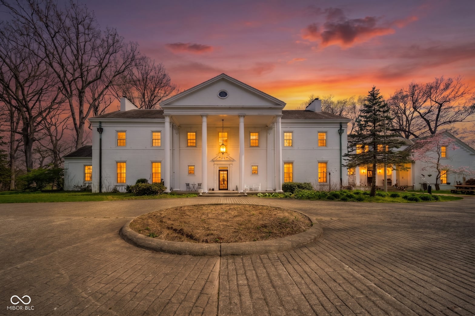 Front exterior at 1 Whitehall Place, Anderson, IN