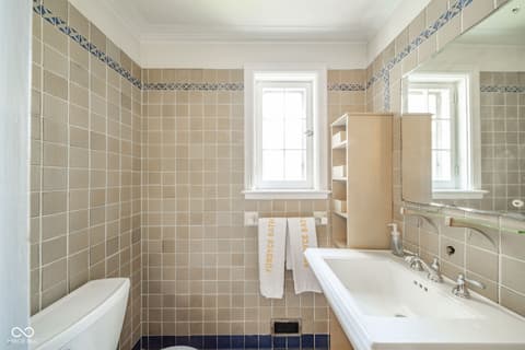 Bathroom at 1 Whitehall Place, Anderson, IN