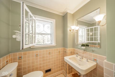 Bathroom at 1 Whitehall Place, Anderson, IN