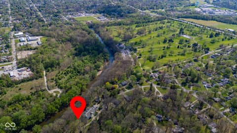 Aerial view at 1 Whitehall Place, Anderson, IN