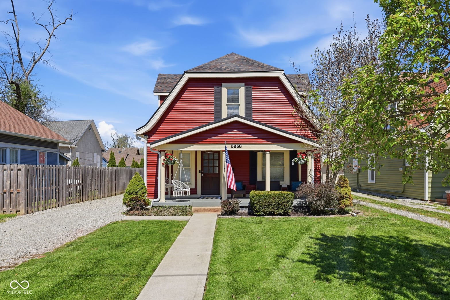 Front exterior at 5858 Dewey Avenue, Indianapolis, IN