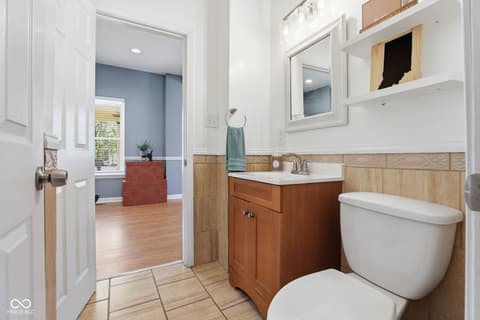 Bathroom at 5858 Dewey Avenue, Indianapolis, IN
