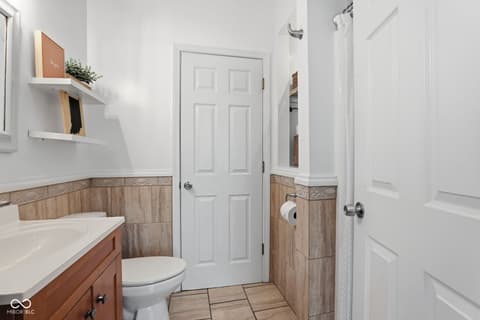 Bathroom at 5858 Dewey Avenue, Indianapolis, IN