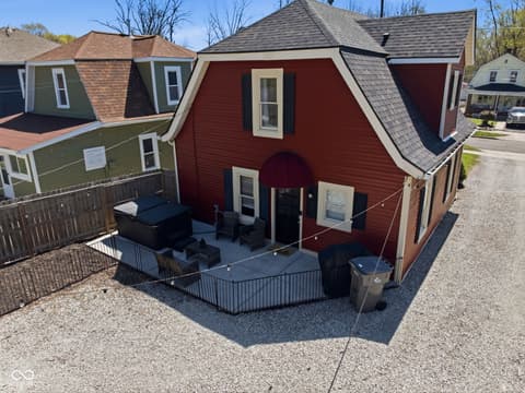 Backyard at 5858 Dewey Avenue, Indianapolis, IN