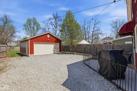 Garage at 5858 Dewey Avenue, Indianapolis, IN