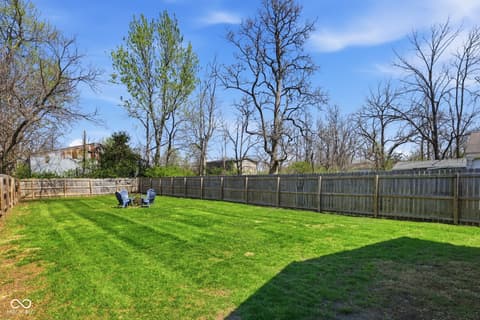 Yard at 5858 Dewey Avenue, Indianapolis, IN