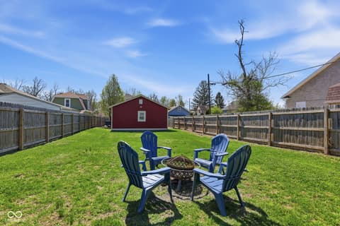 Yard at 5858 Dewey Avenue, Indianapolis, IN