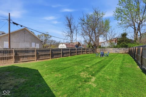 Yard at 5858 Dewey Avenue, Indianapolis, IN