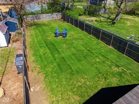 Yard at 5858 Dewey Avenue, Indianapolis, IN