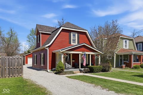 Front exterior at 5858 Dewey Avenue, Indianapolis, IN
