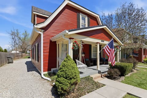 Front exterior at 5858 Dewey Avenue, Indianapolis, IN