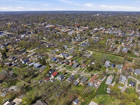 Aerial view at 5858 Dewey Avenue, Indianapolis, IN