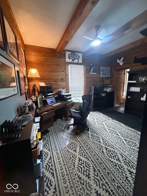 Home office at 53 Main Avenue, Frankfort, IN