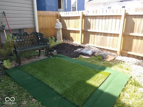 Yard at 53 Main Avenue, Frankfort, IN