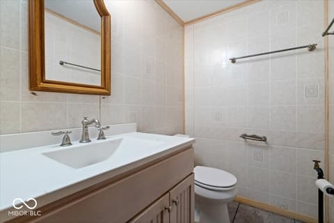 Bathroom at 8733 Caplock Lane, Indianapolis, IN