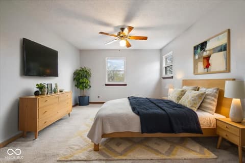 Bedroom at 8733 Caplock Lane, Indianapolis, IN