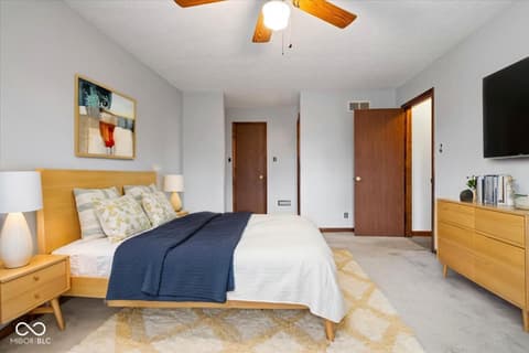 Bedroom at 8733 Caplock Lane, Indianapolis, IN