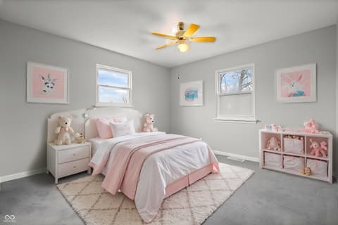 Bedroom at 8733 Caplock Lane, Indianapolis, IN