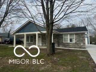 Front exterior at 3514 Luewan Court, Indianapolis, IN