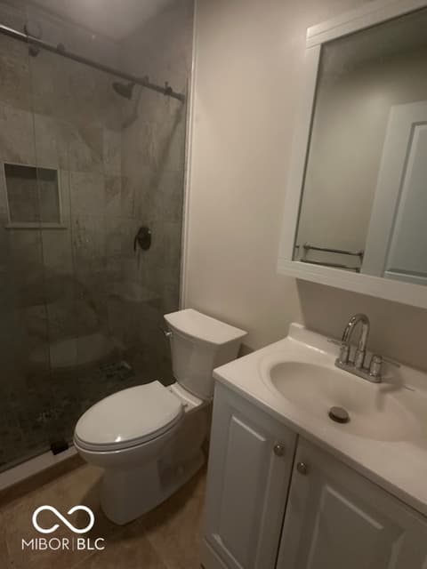 Bathroom at 3514 Luewan Court, Indianapolis, IN